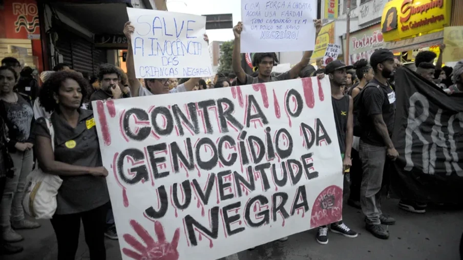 Jovens negros são os principais alvos da violência policial no estado de São Paulo, segundo levantamento da Rede de Observatórios - Tomaz Silva/Agência Brasil