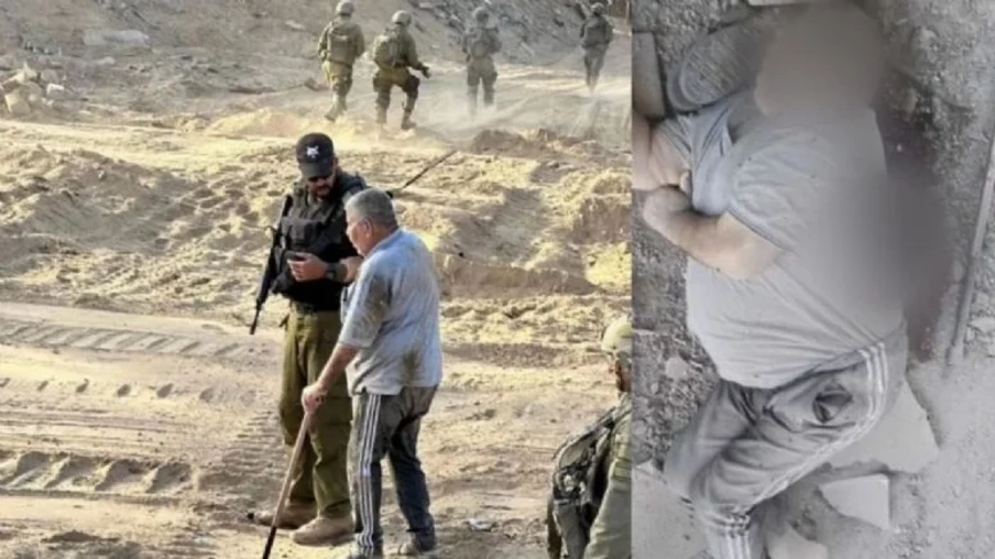 Bashir Hajji teria sido executado depois de aparecer em foto com militar israelense. Twitter/Reprodução