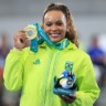 Rebeca Andrade conquistou mais um ouro para o Brasil no Pan-Americano de Ginástica Artística. A atleta foi a melhor na trave, com uma nota de 14,066.