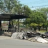 Estação do BRT após incêndio criminoso - Tomaz Silva/Agência Brasil