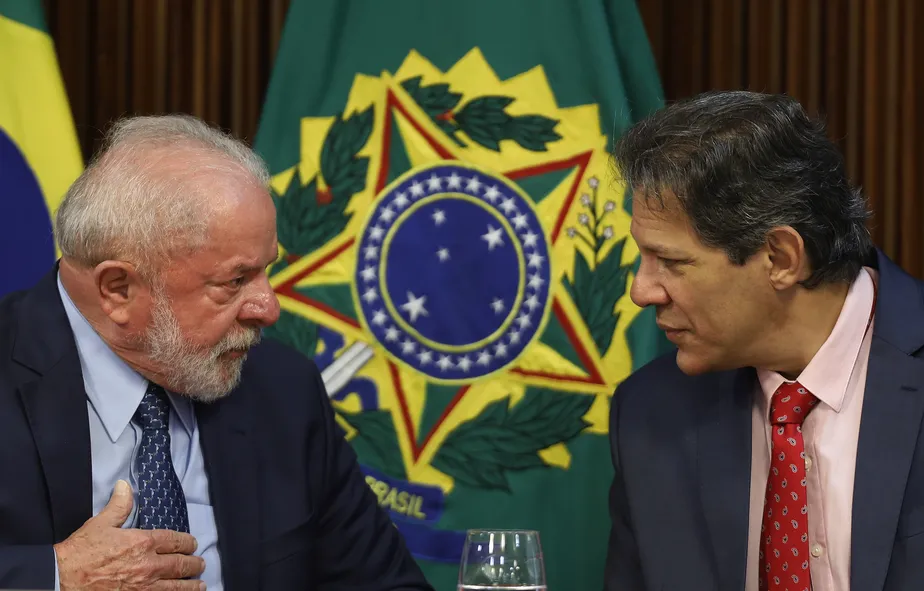Lula e Fernando Haddad debatem Arcabouço Fiscal - Foto: Reprodução