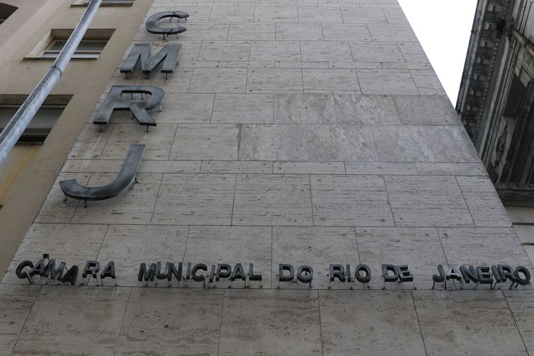 Edifício é sede da Câmara Municipal do Rio de Janeiro, no centro da cidade - Fernando Frazão/Agência Brasil
