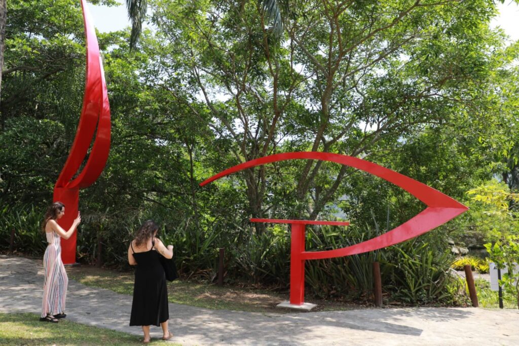 As monumentais esculturas de Oscar Niemeyer também foram revitalizadas – Marcos de Paula/Prefeitura do Rio