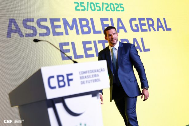 Samir Xaud foi eleito o novo presidente da CBF Créditos: Rafael Ribeiro/CBF