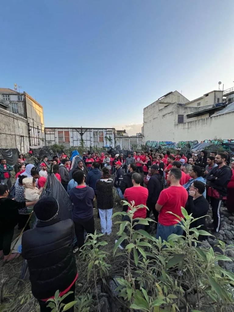Ocupação teve início oficial em março e agora está recebendo estrutura, como cozinha comunitária Comunicação/MTST | Comunicação/MTST
