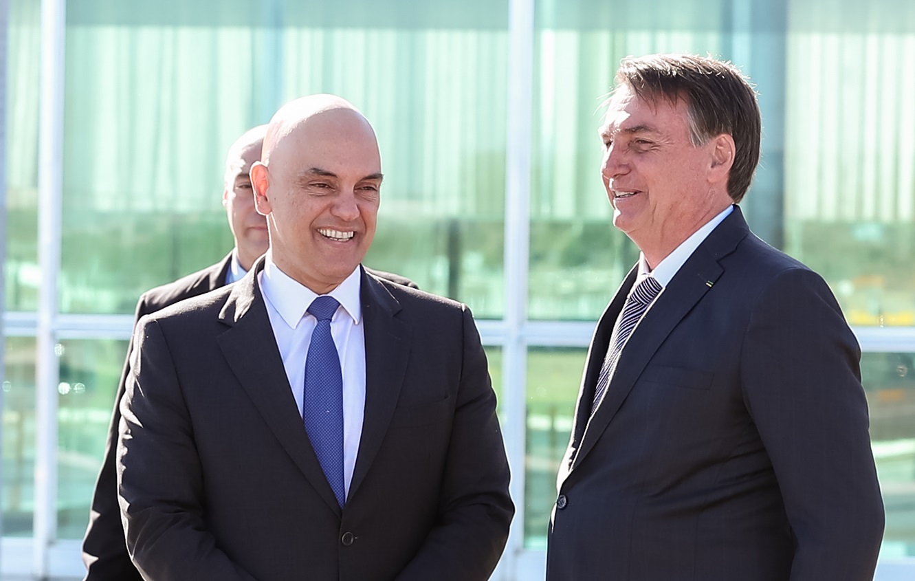 Alexandre de Moraes e Jair Bolsonaro - Foto: Marcos Corrêa/PR