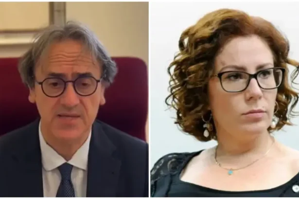 O deputado italiano Angelo Bonelli e Carla Zambelli (PL-SP). Foto: Reprodução