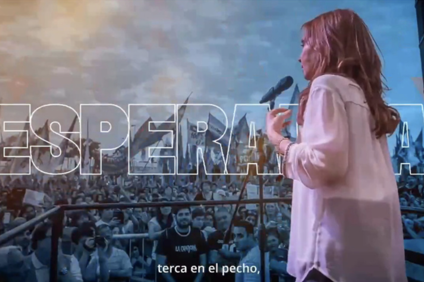 Propaganda eleitoral de Cristina já estão circulando.