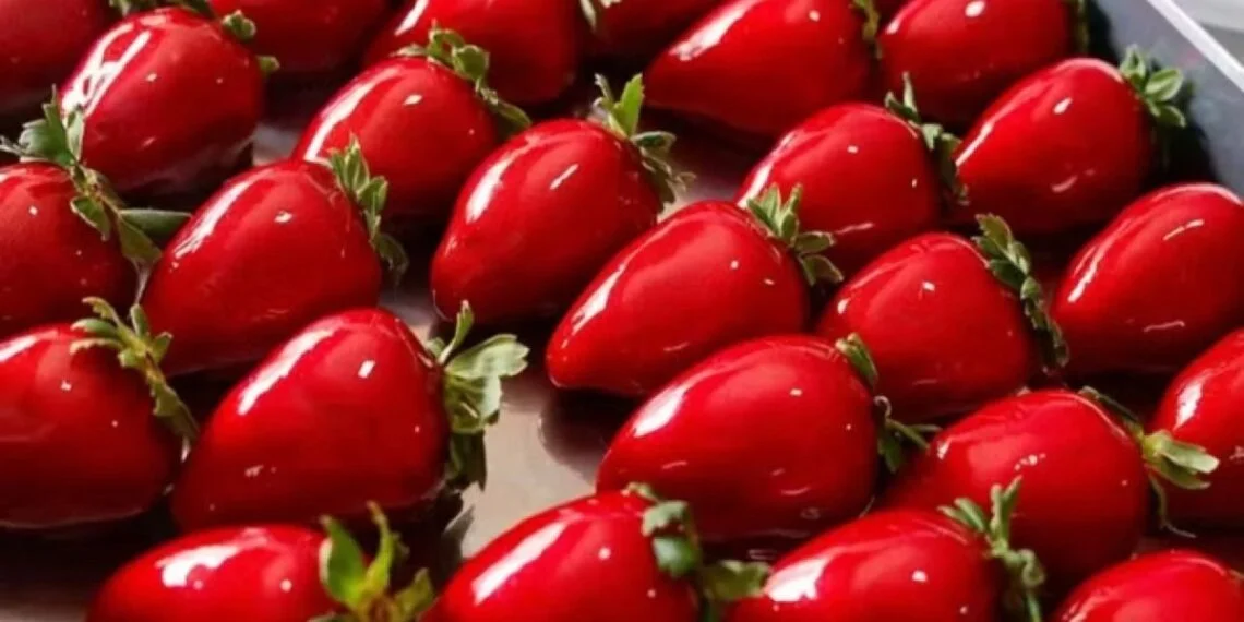 Febre do morango do amor: Vendas da fruta disparam em até 170% | Diário Carioca Morango do amor -crédito: Divulgação/Milena Moreira