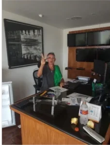 Defendido por Moro, Jorginho Cardoso de Azevedo foi preso por invadir Palácio do Planalto. (Foto: Reprodução/STF)