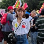Artistas celebram condenação de Bolsonaro no STF | Diário Carioca Alice Wegmann em manifestação pelo fim da escala de trabalho 6x1 - Reprodução/Instagram