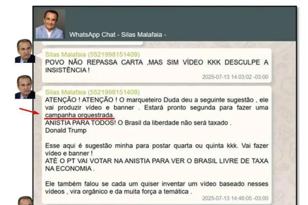 PF diz Malafaia encomendou vídeo ao marqueteiro do PL para coagir STF e Congresso | Diário Carioca Mensagens entre Malafaia e Bolsonaro sobre o marqueteiro Duda Lima, reveladas em relatório da Polícia Federal