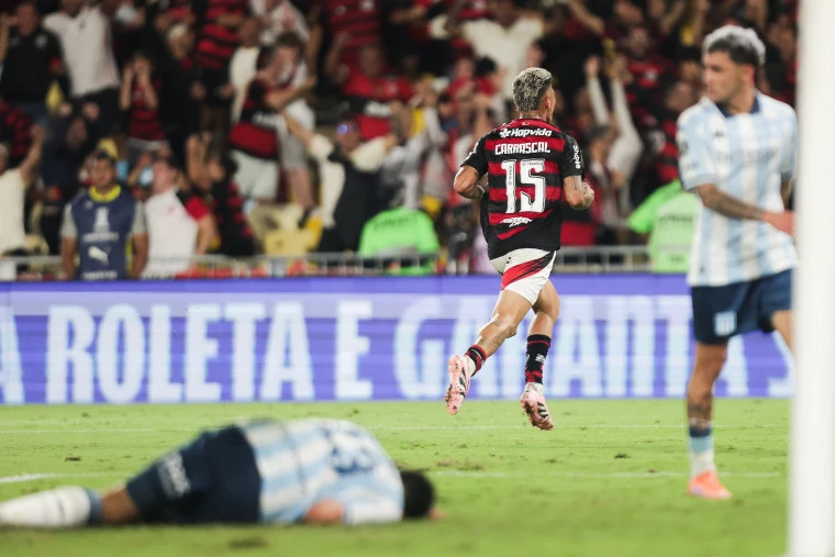 Flamengo vence Racing por 1 a 0 no Maracanã e leva vantagem para a Argentina | Diário Carioca Foto: Gilvan de Souza/Flamengo