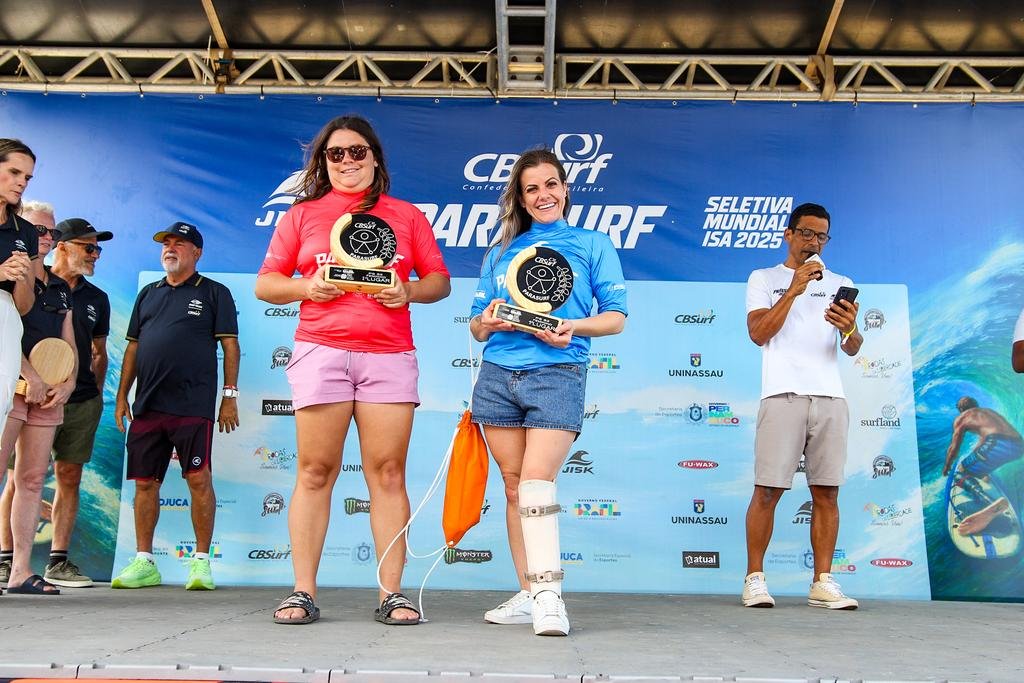 CBSurf consagra 22 campeões e campeãs brasileiros de Parasurf em Ipojuca | Diário Carioca PS-S2 feminino
(Anthony Macedo / CBSurf)