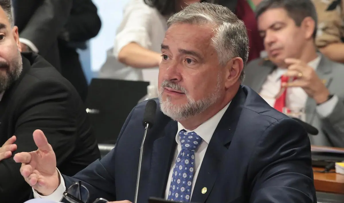 O deputado federal Paulo Pimenta (PT-RS) na CPMI do INSS, nesta segunda (20). Foto: Reprodução