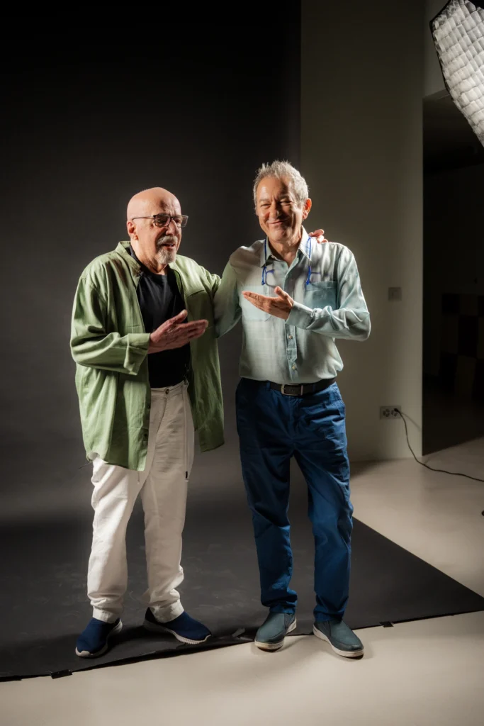 Aldo Brizzi e Paulo Coelho - Foto: No Name Agency