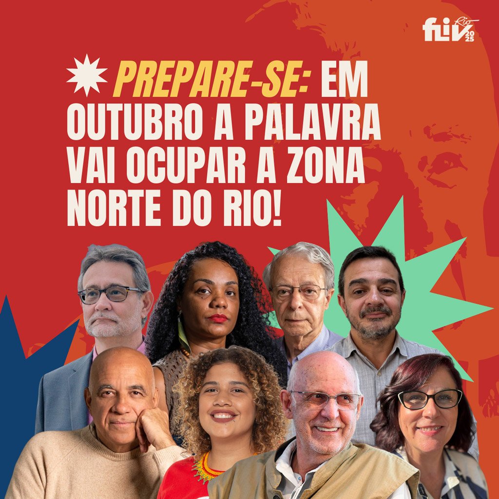 FLIV-Rio 2025: literatura, democracia e resistência | Diário Carioca FLIV-Rio 2025: literatura, democracia e resistência