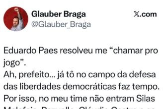 Glauber Braga respondeu à altura | Diário Carioca Glauber Braga respondeu à altura | Diário Carioca