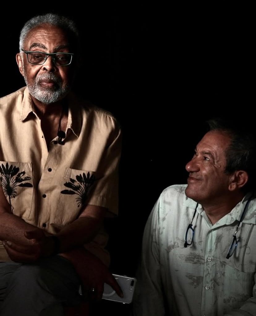 Ópera de Paulo Coelho, Gilberto Gil e Aldo Brizzi tem estreia durante a COP30 | Diário Carioca Gilberto Gil e Aldo Brizzi - Foto: Amaury Voslion