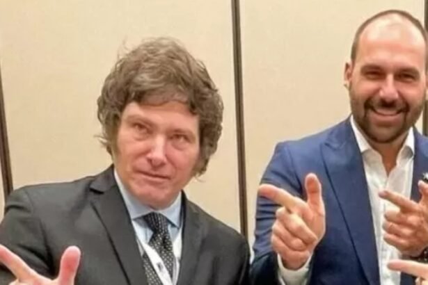 Javier Milei e Eduardo Boolsonaro