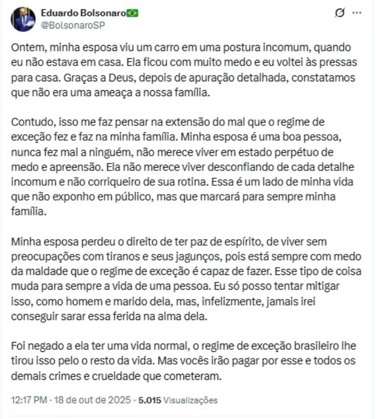 Eduardo Bolsonaro tenta explicar caso dos “homens de óculos escuros” e gera mais dúvidas | Diário Carioca Eduardo Bolsonaro tenta explicar caso dos “homens de óculos escuros” e gera mais dúvidas | Diário Carioca